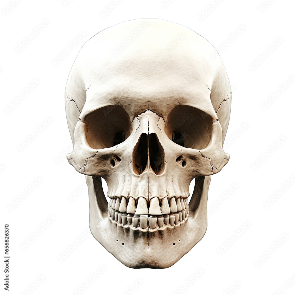 Human Skull Isolated Human Skull Isolated