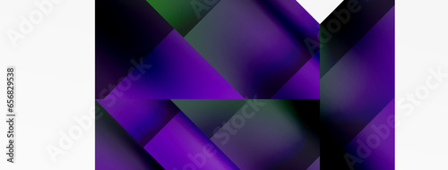 Vivid abstraction unfolds. Triangles in seamless harmony, composing dynamic geometric backdrop. Interplay of angles and hues forms captivating tapestry, evoking modernity and artistic allure