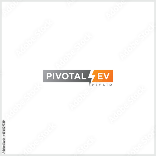 logo electric, energy retangle 