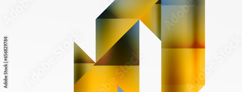 Captivating vector abstraction. Triangles interlock in mesmerizing dance, crafting dynamic geometric backdrop. Fusion of shapes and angles creates artful symphony of modern design