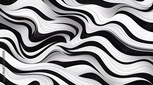 black and white striped background banner