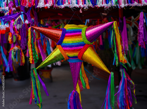 Foto piñata de colores