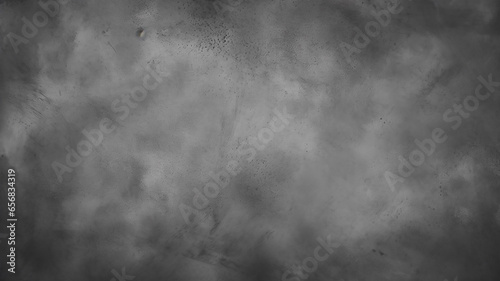 Black Background with Vintage Texture Abstract Grey