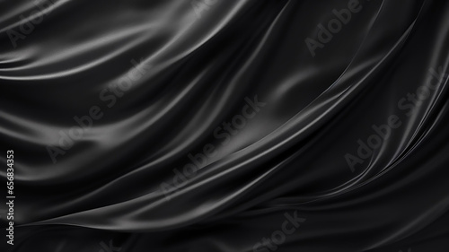 Black Liquid Textured Background Dark Elegant Smooth