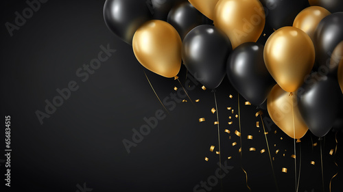 Wallpaper Mural Elegant Celebration Festival Background with Helium Balloons Torontodigital.ca