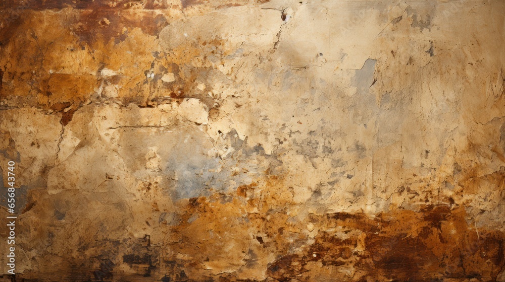 Designed grunge paper texture, brown and cream background
