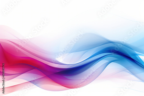 Abstract background with blue and purple wave lines