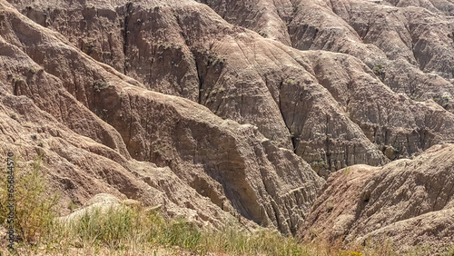 Badlands National Park Views August Summer Day