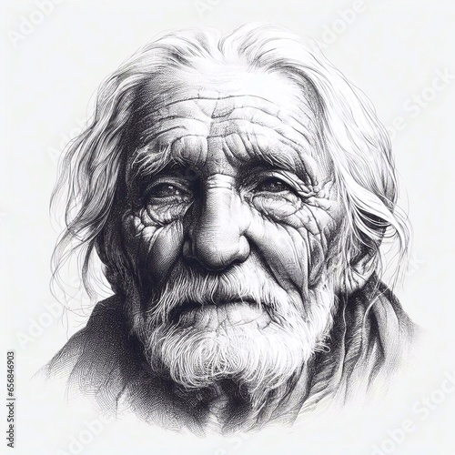 portrait of a elderly person 
