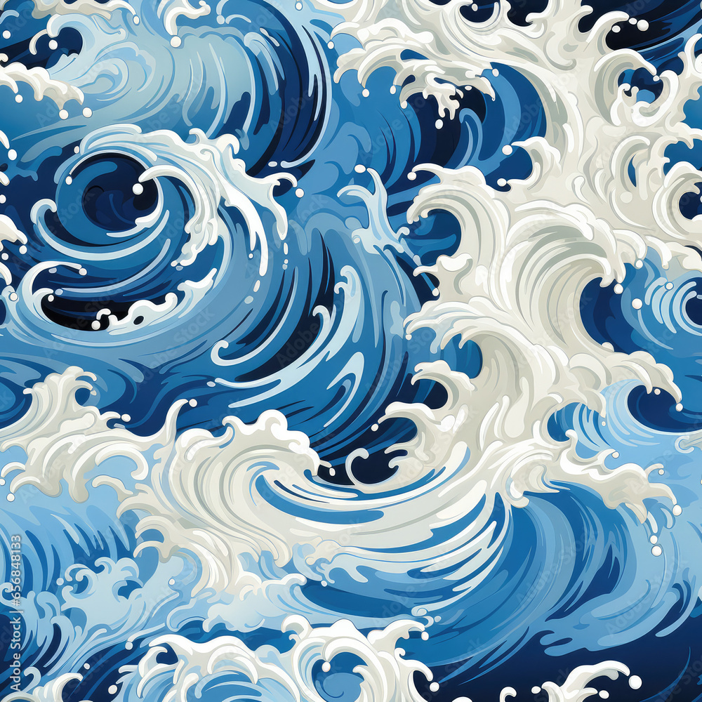 Water surface repeat pattern Water surface repeat pattern