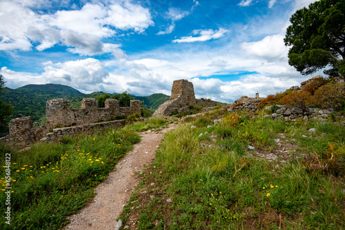 Ruins of Cefalu Castle - Sicily - Italy