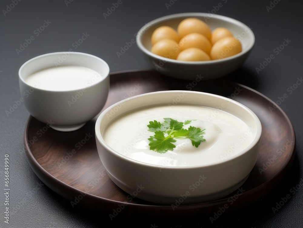 Potato cream soup. Potato cream soup.