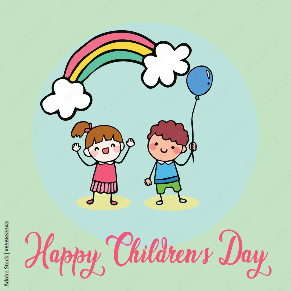 cartoon, boy, child, vector, love, family, illustration, children, kid, people, kids, birthday, fun, day, card, art, school, drawing, smile, holiday, design, cloud, baby, heart, woman