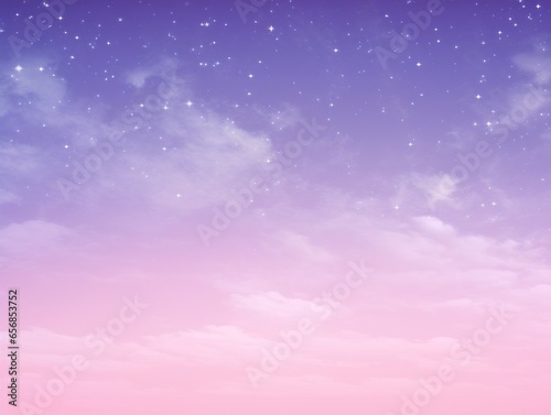 Starry lilac sky background