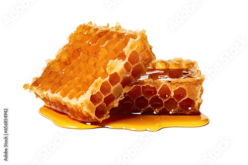 Honeycomb  isolated on transparent background