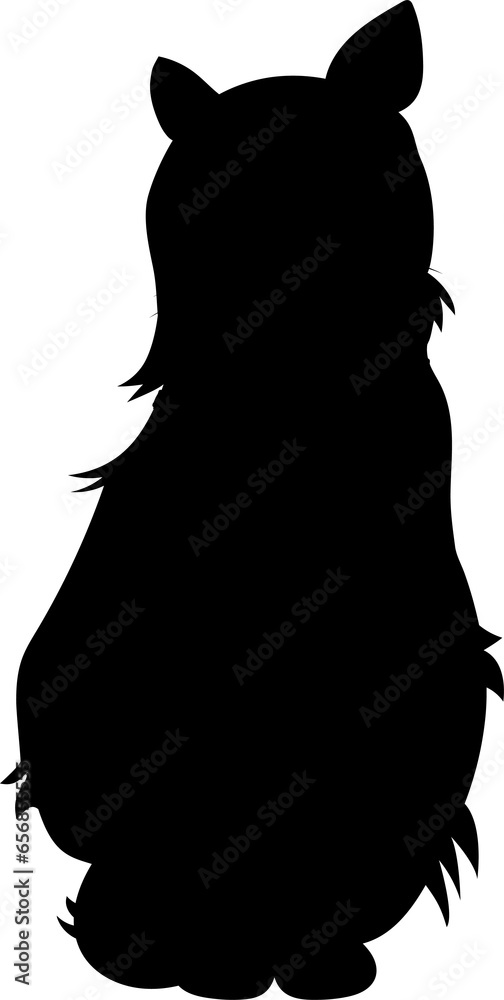 Halloween cat silhouette on transparent background. Halloween cat silhouette on transparent background.