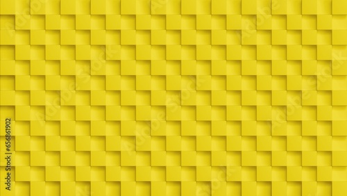 金色の凸凹した模様の壁、3D背景テクスチャー素材