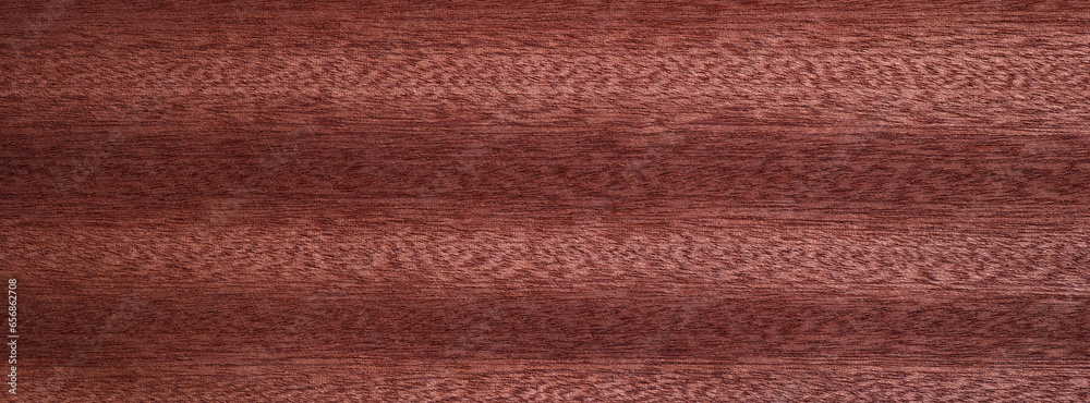 Fototapeta premium Closeup texture of wooden flooring made of Sapele