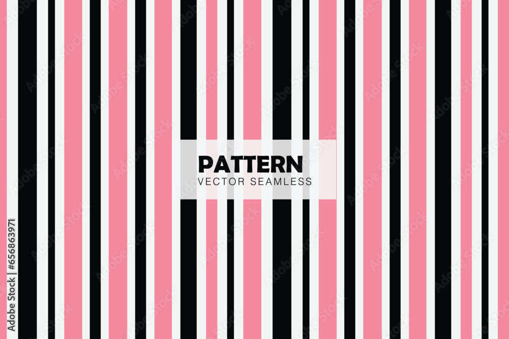 Pink and black line vertical stripes shapes seamless repeat pattern Pink and black line vertical stripes shapes seamless repeat pattern