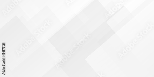 Abstract background seamless with lines and technology square triangle geometric texture background. Space futuristic design concept. Decorative web layout or poster, banner. White grey background.