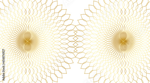 Ramadan, Puja, mandala art with royal golden gradient abstract background design