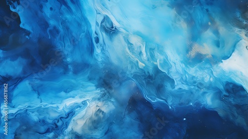 Sapphire blue marbled texture background