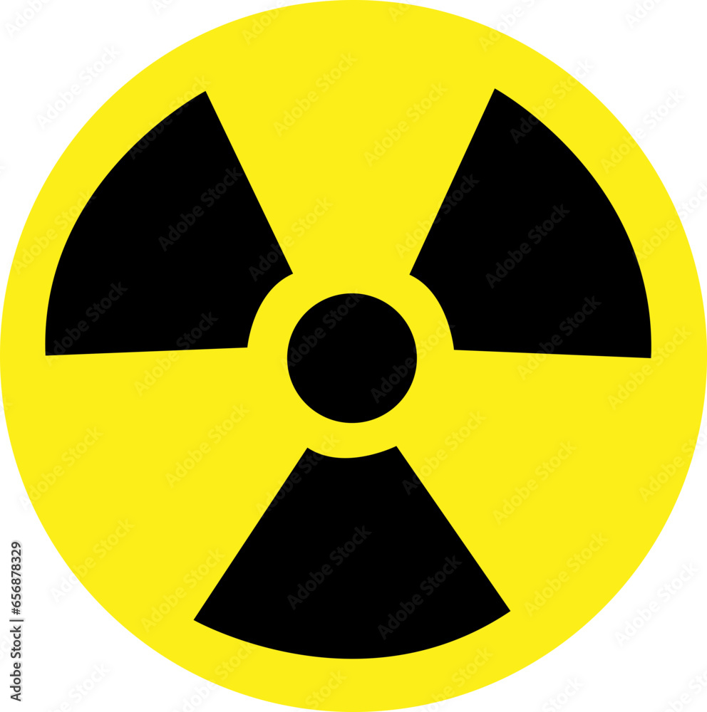 Radioactive icon nuclear symbol. Uranium reactor radiation hazard. Radioactive toxic danger sign design isolated on transparent background. Nuclear bomb symbol. Danger icon. Radioactive icon nuclear symbol. Uranium reactor radiation hazard. Radioactive toxic danger sign design isolated on transparent background. Nuclear bomb symbol. Danger icon.