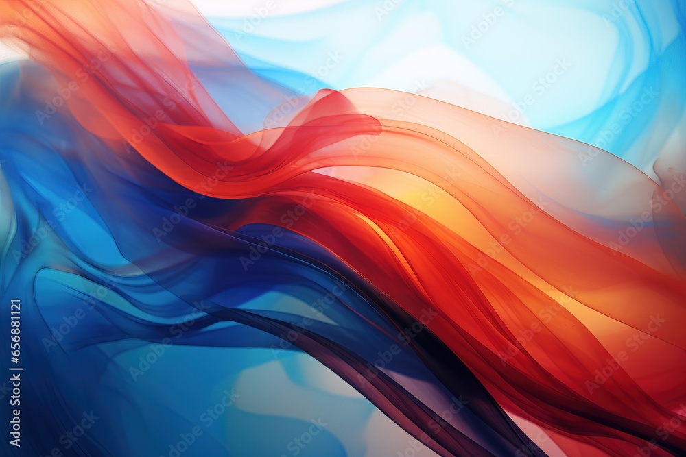 Background abstract of a Dynamic Multicolored Smoke Waves, fabric shapes, swirls and gradients Background abstract of a Dynamic Multicolored Smoke Waves, fabric shapes, swirls and gradients