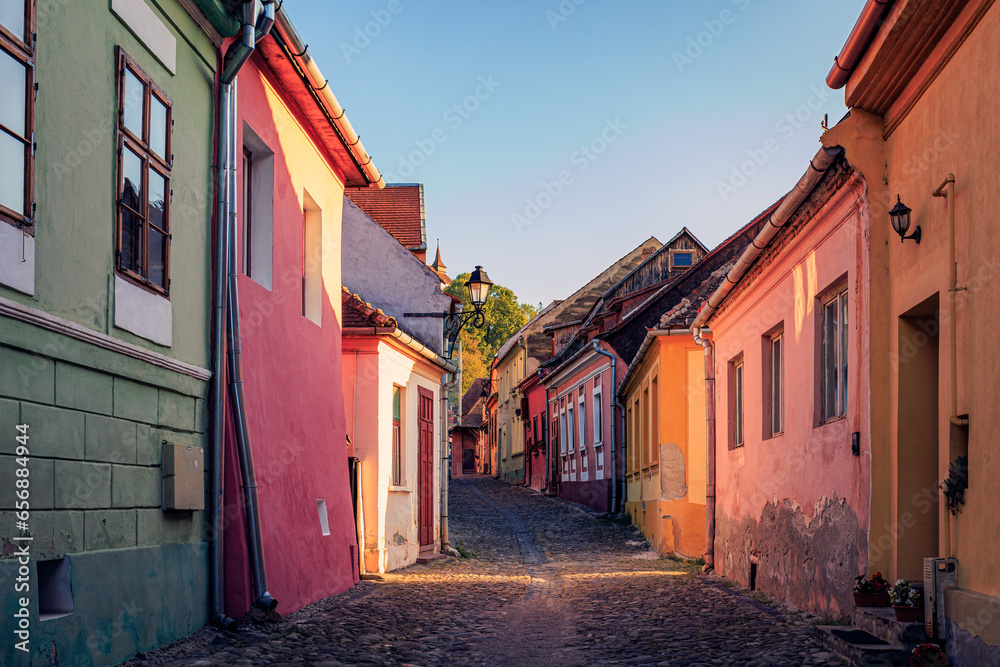 Fototapeta premium On the streets of Sighisoara
