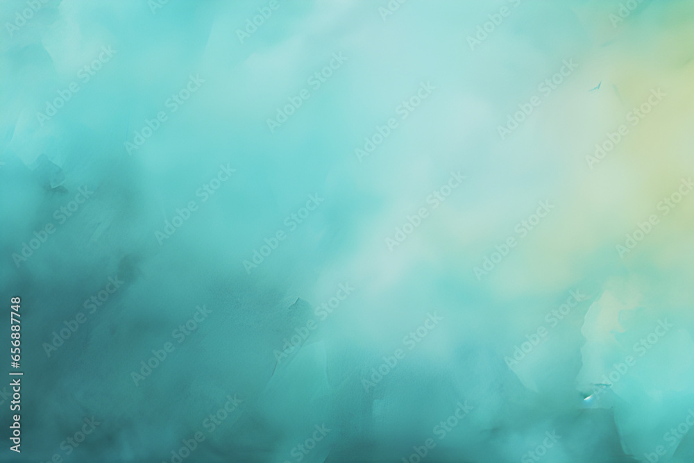 Beautiful Abstract Painting Background Texture With Dark Slate Gray, Medium Aqua Marine and Blue Chill Colors and Space for Text or Image. Can Be Used as Postcard or Poster.