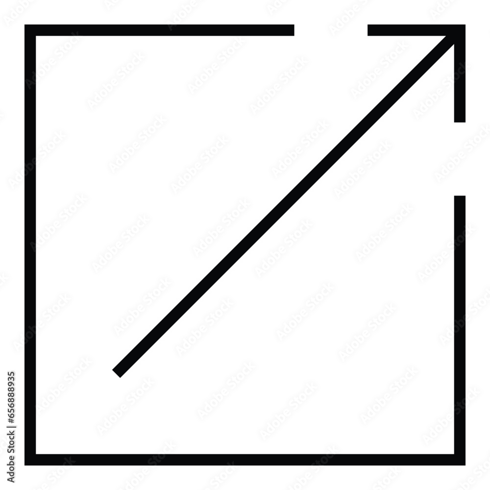external link icon. vector isolated on white background, simple and modern design for app, web, social media. external link icon. vector isolated on white background, simple and modern design for app, web, social media.