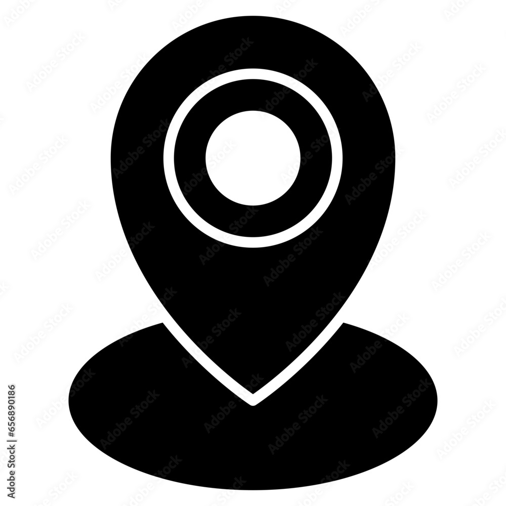 Vector Icon Location, Place Holder, Location Pin, Map, Pointer