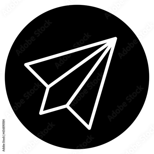 Vector Icon Send, Plane Paper, Email, Sending, Communication