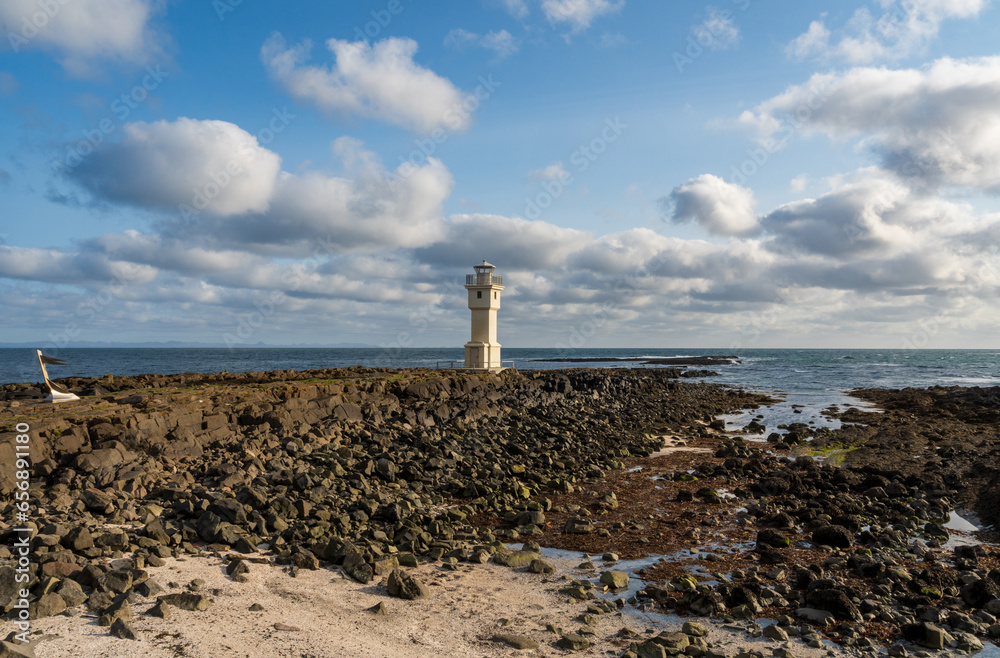 Old Akranes Lighthouse in Iceland