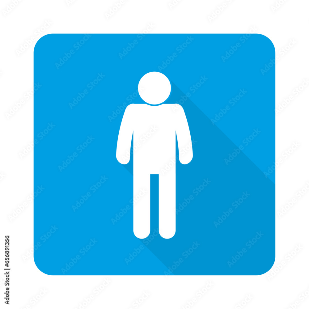 Male flat icon. Men flat icon. Toilet sign. Male flat icon. Men flat icon. Toilet sign.