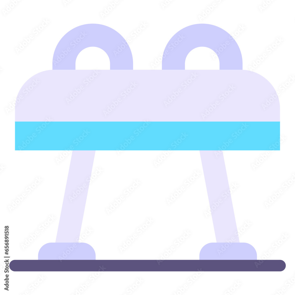 Vector Icon Pommel Horse, Gymnastic Pommel, Gymnastics Horse, Vault, Pommel Horse, Pommel Jump Vector Icon Pommel Horse, Gymnastic Pommel, Gymnastics Horse, Vault, Pommel Horse, Pommel Jump