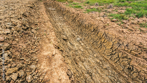 Φωτογραφία Digging ditches, digging soil, digging ditches