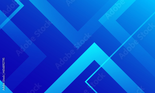 Blue abstract geometric background. Vector illustration