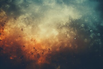Abstract film texture background with grain dust and explosion