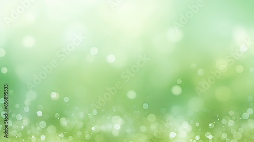 Glowing blurred light green background, creative design for spring and summer season photo