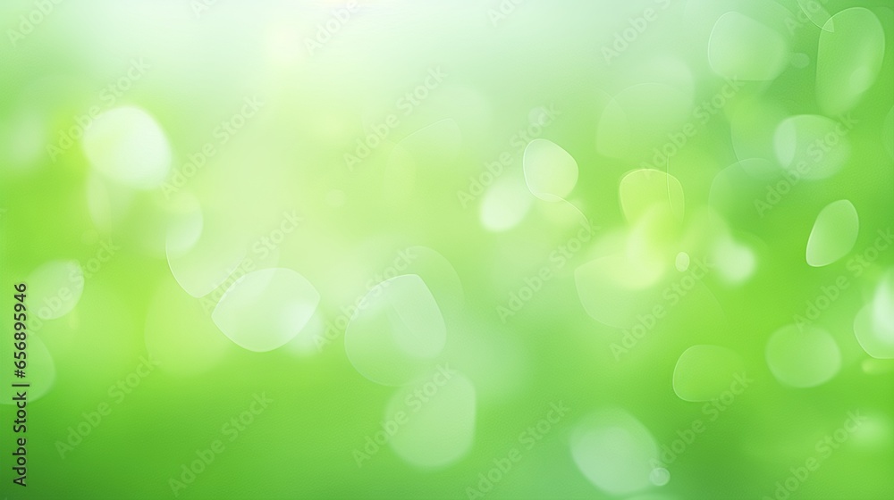 Glowing blurred light green background, creative design for spring and summer season Glowing blurred light green background, creative design for spring and summer season