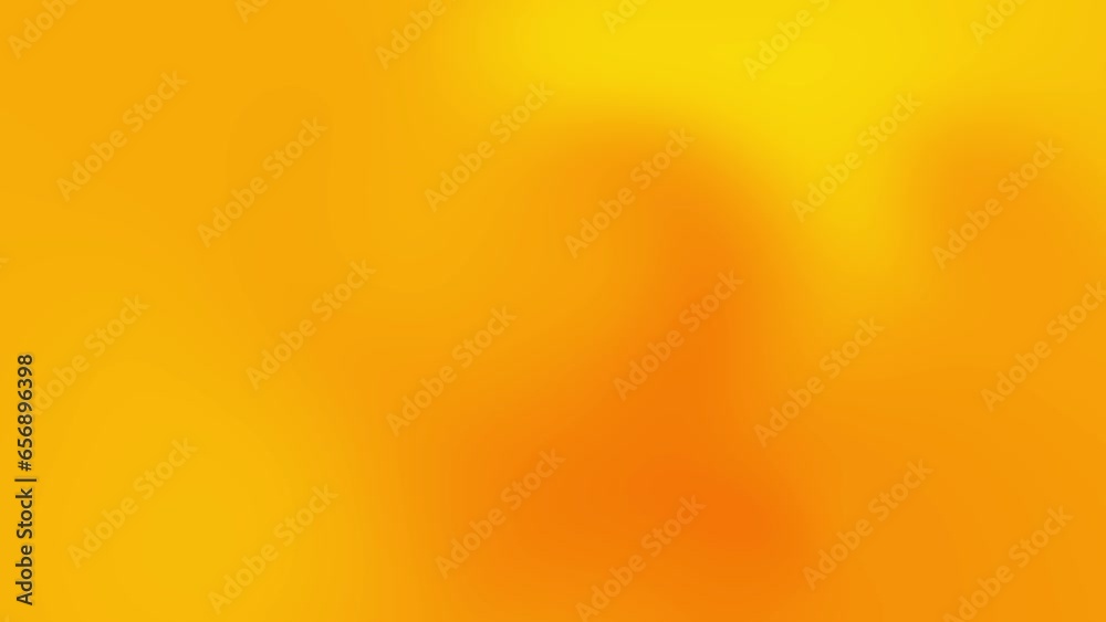 Yellow and orange blurry background, gradient looped background, motion background, video, 4k