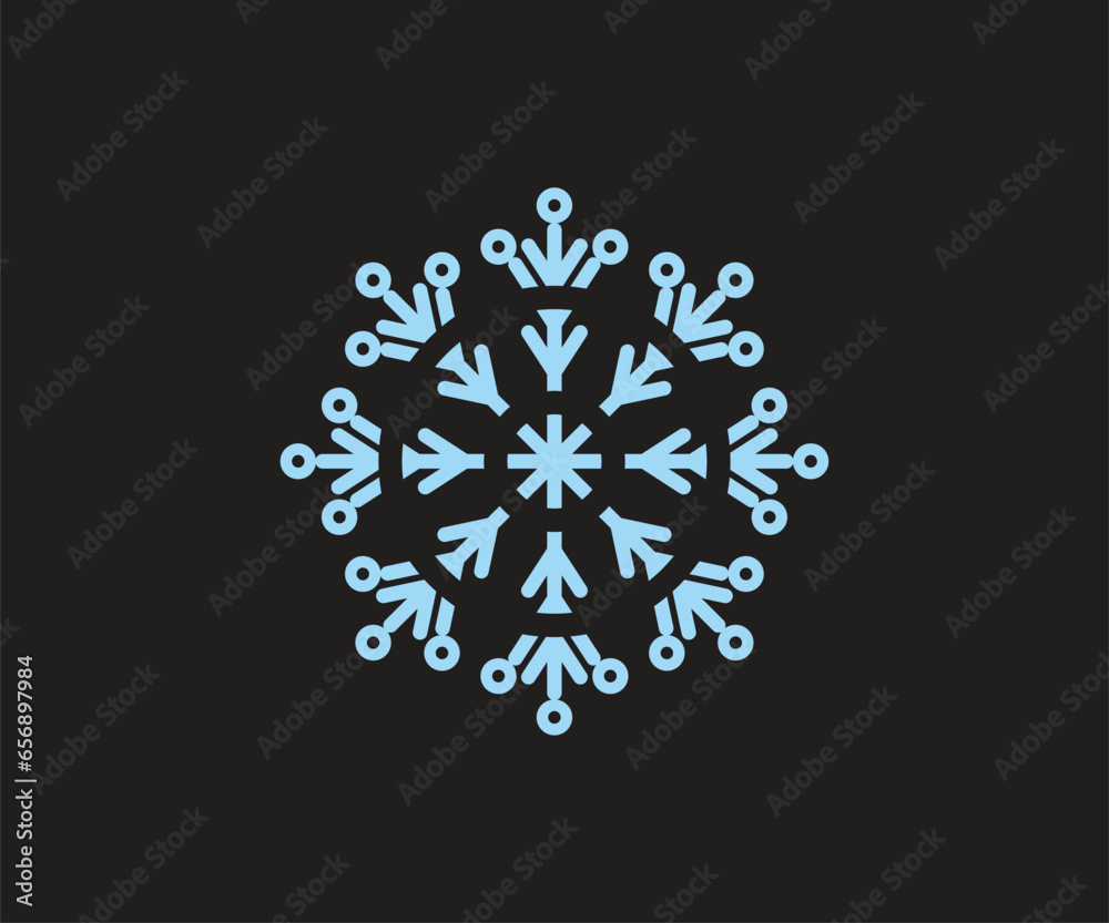 blue snowflake icons isolated on black background.
blue snowflake icons isolated on black background.