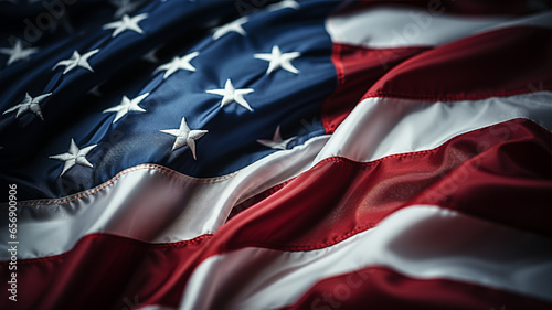 American Flag and tubine blades for Memorial Day or 4th of July.  Ai generated