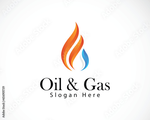 Free Download 3 D oil and gas logo design. Colorful 3 D oil and gas logo vector template. oil and gas concept with 3 D style design vector. - GFXLoad