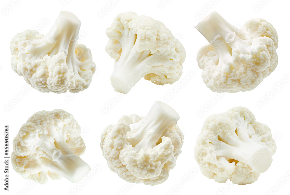 Cauliflower with clipping path isolated Cauliflower with clipping path isolated