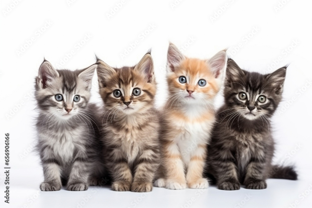 four kittens
