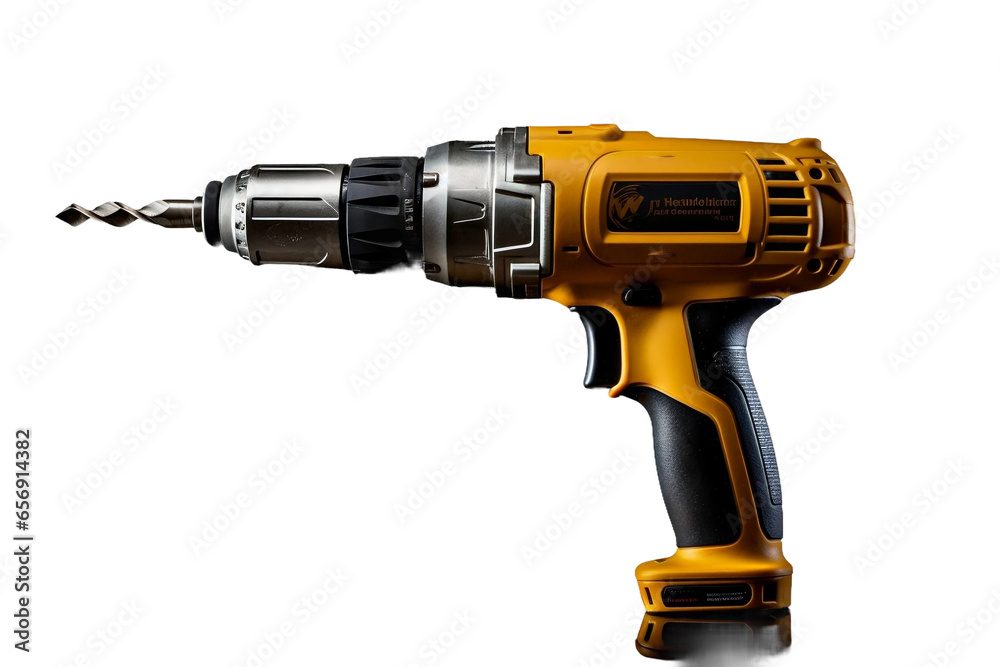 Advanced Woodworking Drill Isolated on Transparent Background