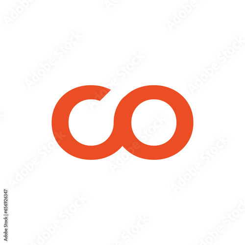 initial letter CO logo design,Initial Letter CO Rounded Linked.initial letter CO logo design,nitial letter CO logo design, Abstract Initial Letter C and O Linked Logo. Letter CO alphabet logo design. 