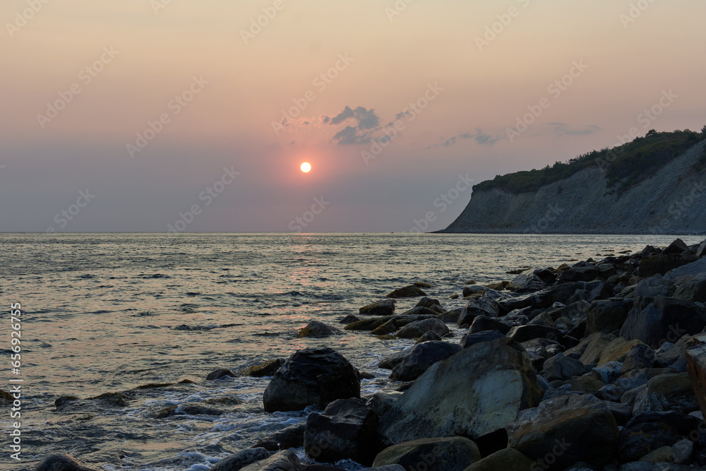 Obraz premium sunset over the sea